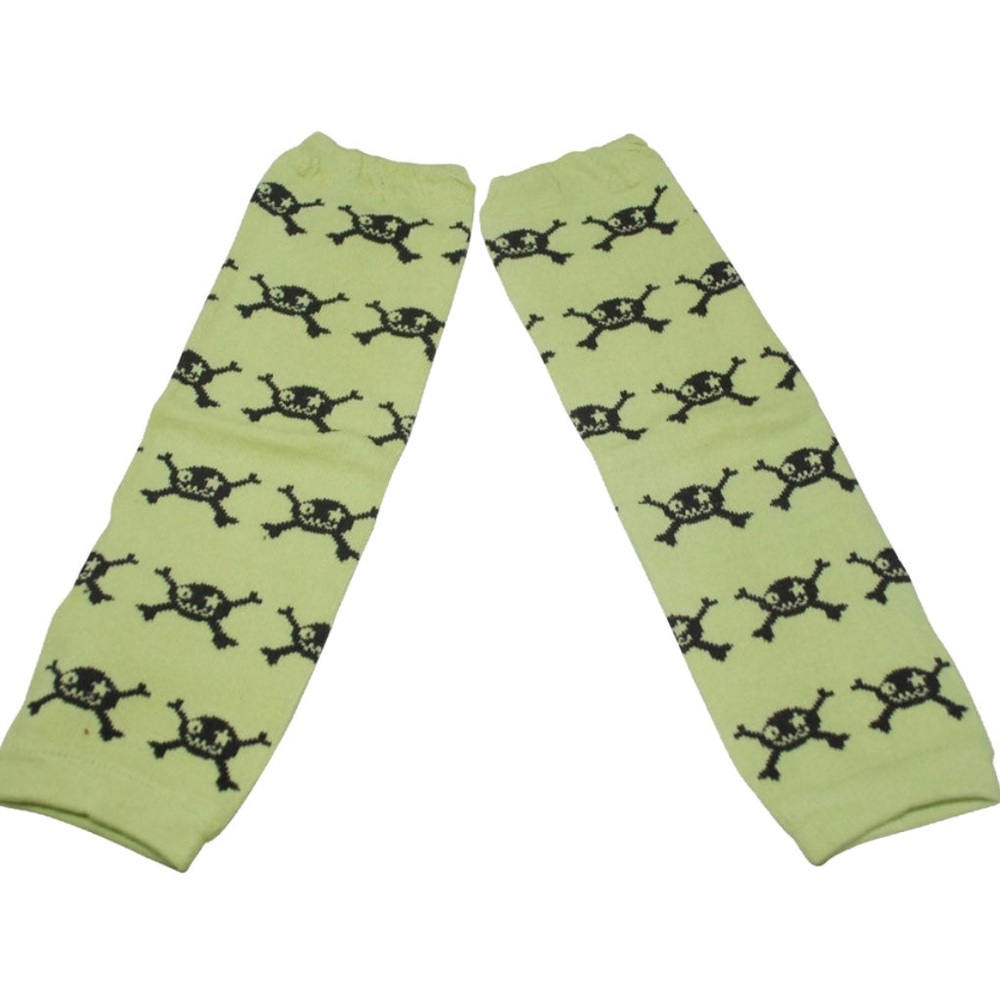 NEW! Skull & Crossbones Halloween Baby/Toddler Arm/Leg Warmers - Picture 1 of 1